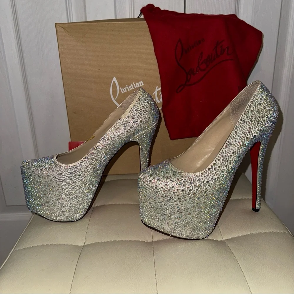 Christian Louboutin Studded Heels - Picture 4 of 13